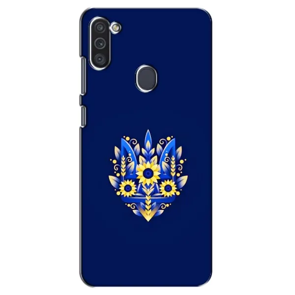 Чехол с рисунком «Цветущий Герб» для Samsung Galaxy M11