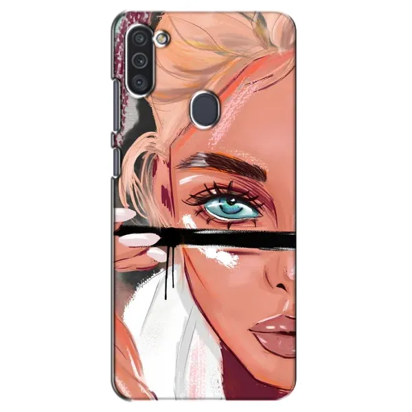 Чехол с рисунком «Девушка и ресницы» для Samsung Galaxy M11 Чехол с рисунком «Девушка и ресницы» для Samsung Galaxy M11