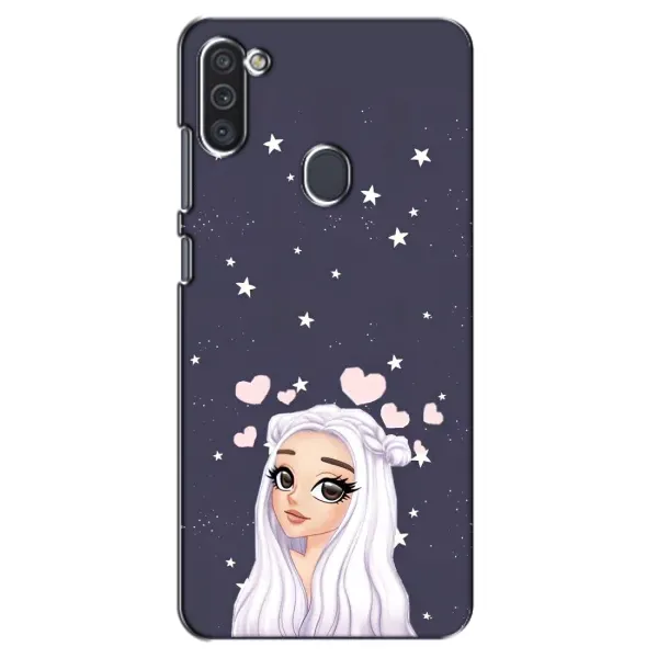 Чехол с рисунком «Девушка и сердечки» для Samsung Galaxy M11 Чехол с рисунком «Девушка и сердечки» для Samsung Galaxy M11