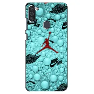 Силіконовый Чохол Nike Air Jordan на Самсунг Галаксі М11 (Джордан Найк)