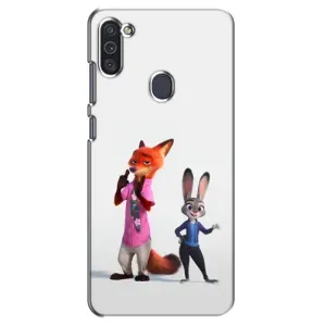 Силиконовый чехол с принтом Зоотрополіс для Samsung Galaxy M11 (Джуди и Ник)
