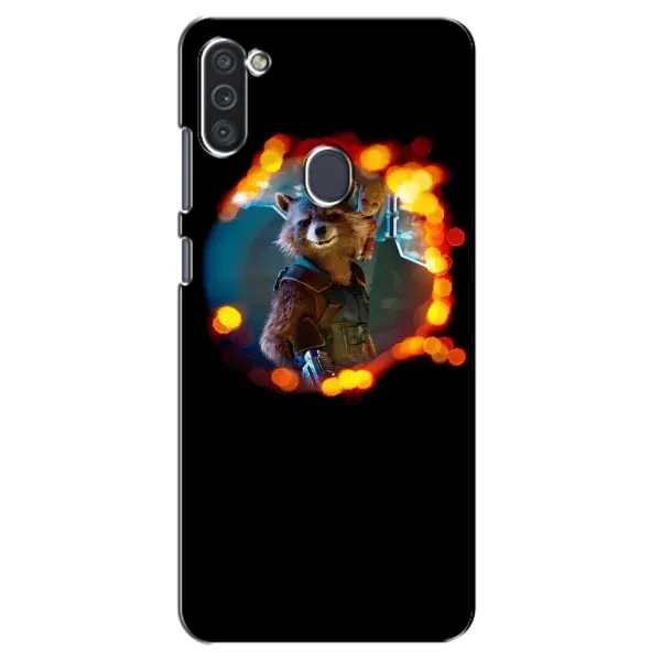 Чехол с рисунком «Енот Ракета» для Samsung Galaxy M11