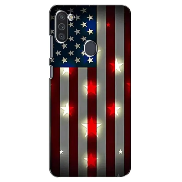 Чехол с рисунком «Флаг США 2» для Samsung Galaxy M11 Чехол с рисунком «Флаг США 2» для Samsung Galaxy M11
