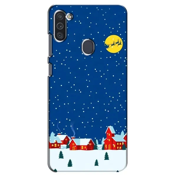 Чехол с рисунком «Город в снегу» для Samsung Galaxy M11 Чехол с рисунком «Город в снегу» для Samsung Galaxy M11