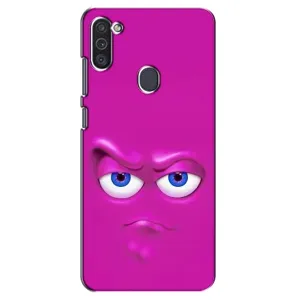 Силиконовые Чехлы (смешные стикеры) для Samsung Galaxy M11 (Хитрая мордочка)