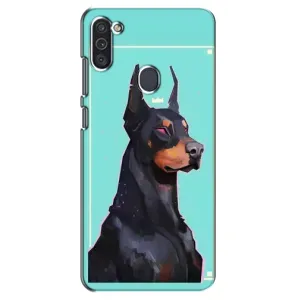 Чехол ДОБЕРМАН для Samsung Galaxy M11 (Король доберман)