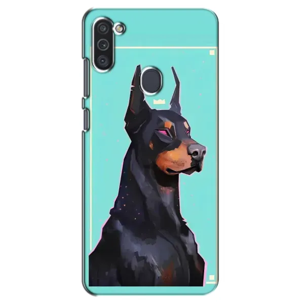 Чехол с рисунком «Король доберман» для Samsung Galaxy M11 Чехол с рисунком «Король доберман» для Samsung Galaxy M11