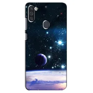 Чехол (ТПУ) с планетами на Samsung Galaxy M11 (Космический вид)