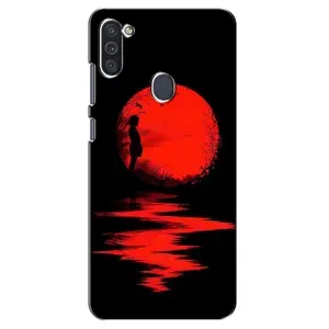 Летний Чехол на Samsung Galaxy M11 (Красный Закат)