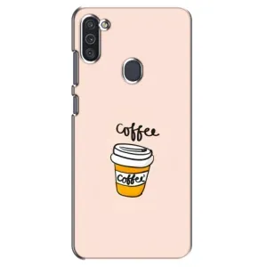 Чохол з зображенням смачної їжі для Samsung Galaxy M11 (Кружка Кави)