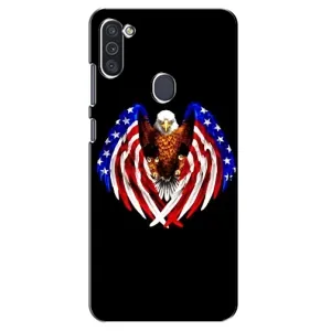 Чохол Прапор USA для Samsung Galaxy M11 (Крила США)