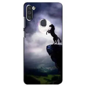 Чехлы с изображением разных животных для Samsung Galaxy M11 (Лошадь)
