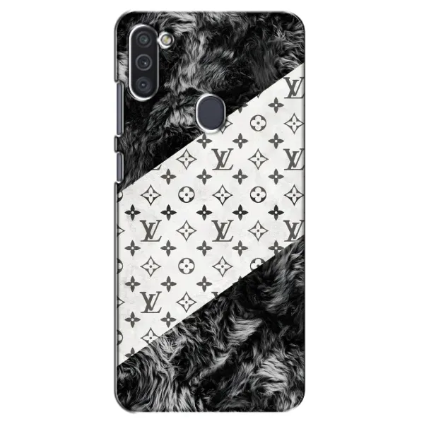 Чехол с рисунком «LV на белом» для Samsung Galaxy M11 Чехол с рисунком «LV на белом» для Samsung Galaxy M11