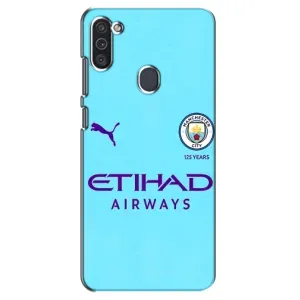 Силиконовые Чехлы принт Футбол на Samsung Galaxy M11 (Man City)