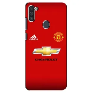 Силиконовые Чехлы принт Футбол на Samsung Galaxy M11 (Man United)