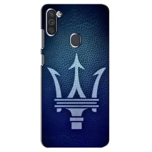 Чехлы с тематикой "Крутые машины" на Samsung Galaxy M11 (Лого Maserati)