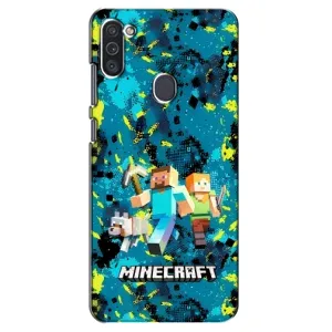 Чохли для Samsung Galaxy M11 (Персонажі МайнКрафт) (Майнкрафт)