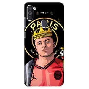 Чохол (TPU) з Футболістом на Samsung Galaxy M11 (Mbappe King)