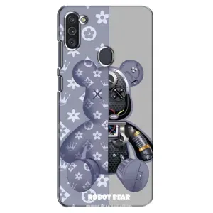 Силіконовий чохол для Samsung Galaxy M11 (Ведмідь Louis Vuitton)