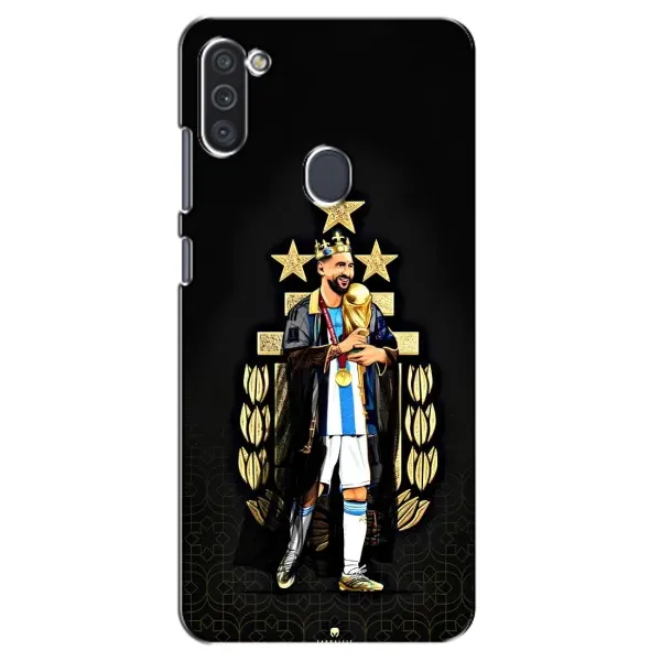 Чехол с рисунком «Месси король» для Samsung Galaxy M11 Чехол с рисунком «Месси король» для Samsung Galaxy M11