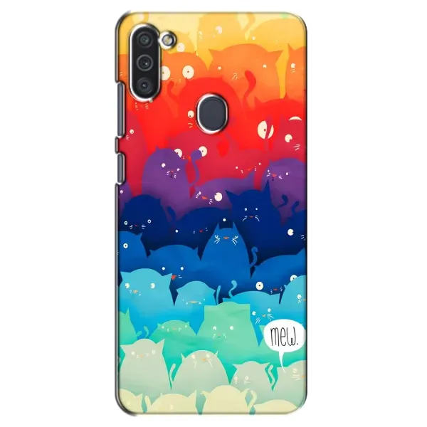 Чехол с рисунком «Mew» для Samsung Galaxy M11