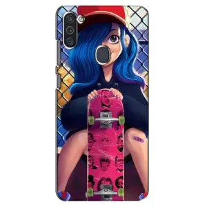 Чехол с картинкой Модные Девчонки Samsung Galaxy M11 (Модная девушка)