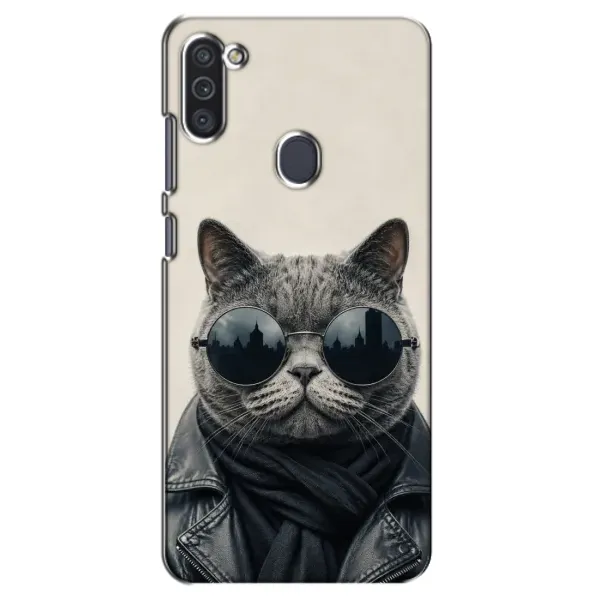 Чохол з малюнком «Модний кіт» для Samsung Galaxy M11 Чохол з малюнком «Модний кіт» для Samsung Galaxy M11