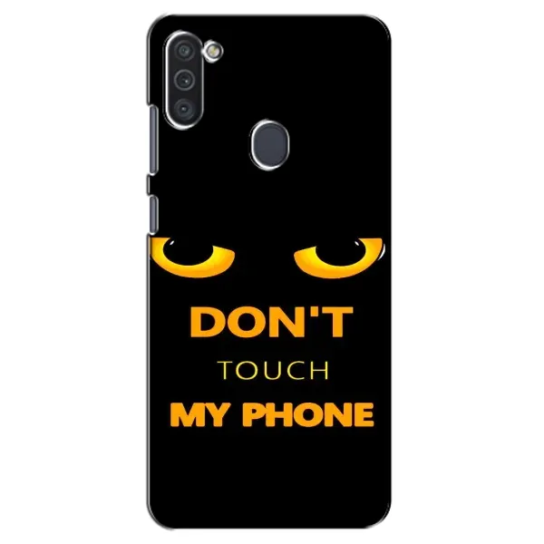 Чехол с рисунком «Не трогай мой телефон» для Samsung Galaxy M11 Чехол с рисунком «Не трогай мой телефон» для Samsung Galaxy M11