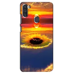 Чехлы с картинкой Подсолнухов для Самсунг Галакси М11 (Небо подсолнух)