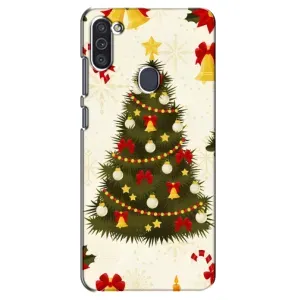 Чохол новорічна ялинка на Samsung Galaxy M11 (Новорічний принт)