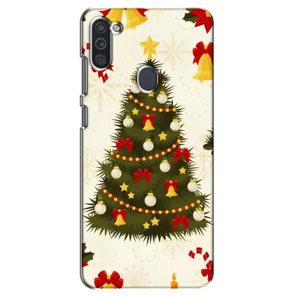 Чехол с рисунком «Новогодний принт» для Samsung Galaxy M11 Чехол с рисунком «Новогодний принт» для Samsung Galaxy M11