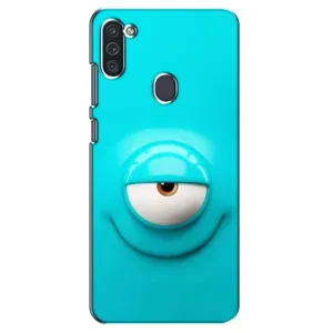 Силиконовые Чехлы (смешные стикеры) для Samsung Galaxy M11 (Одноглазик)