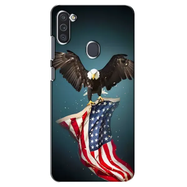 Чехол с рисунком «Орел и флаг» для Samsung Galaxy M11 Чехол с рисунком «Орел и флаг» для Samsung Galaxy M11