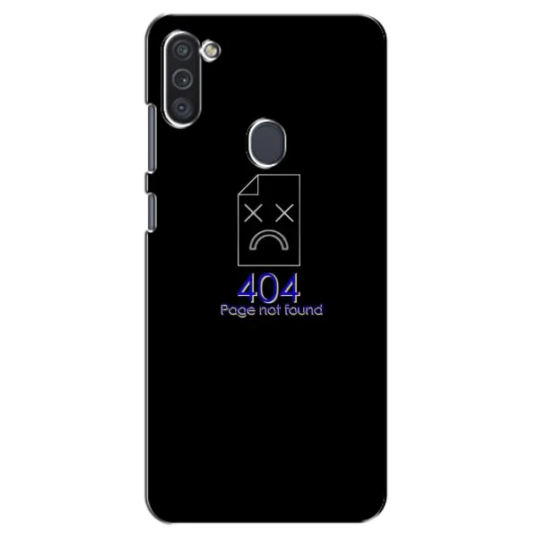 Чехол с рисунком «Ошибка 404» для Samsung Galaxy M11 Чехол с рисунком «Ошибка 404» для Samsung Galaxy M11
