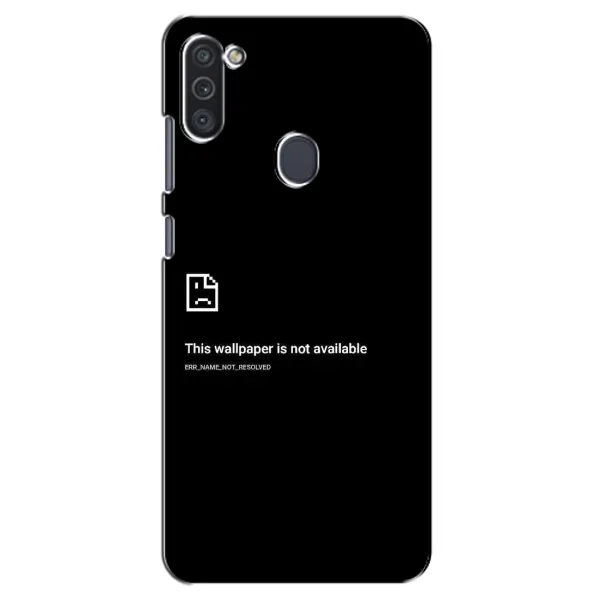 Чехол с рисунком «Ошибка» для Samsung Galaxy M11 Чехол с рисунком «Ошибка» для Samsung Galaxy M11