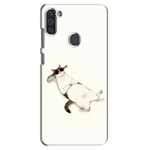 Чехол на тематику: Коты для Samsung Galaxy M11 (Отдых)