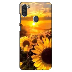 Чохол з Квітами для Samsung Galaxy M11 (поле соняшників)