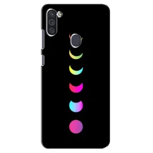 Чехол (ТПУ) с планетами на Samsung Galaxy M11 (Полнолуние)