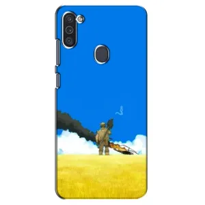 Чехлы на военную тематику для Samsung Galaxy M11 (Попадание)