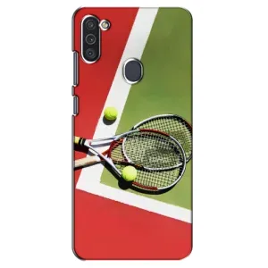 Чехлы с принтом Спортивная тематика для Samsung Galaxy M11 (Ракетки теннис)