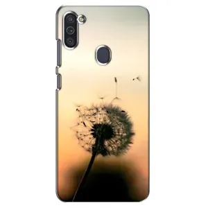 Силіконовий Чохол з кульбабками на Samsung Galaxy M11 (Роздмухана кульбабка)