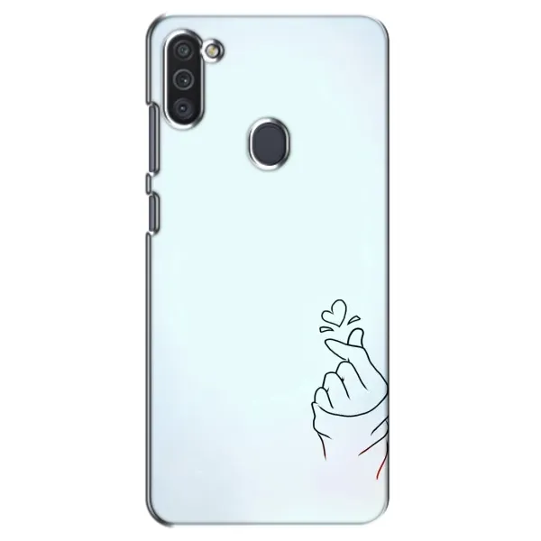 Чехол с рисунком «Сердце на голубом» для Samsung Galaxy M11