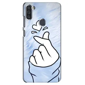 Чехлы (Знак сердечка) на Samsung Galaxy M11 (Сердечка знак)