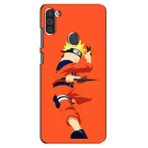 Чохли з принтом НАРУТО на Samsung Galaxy M11 (Силует Наруто)