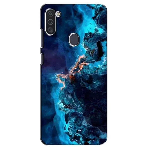 Чехол с рисунком «Синий мрамор» для Samsung Galaxy M11 Чехол с рисунком «Синий мрамор» для Samsung Galaxy M11