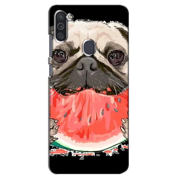Чехол с рисунком «Смешной Мопс» для Samsung Galaxy M11 Чехол с рисунком «Смешной Мопс» для Samsung Galaxy M11