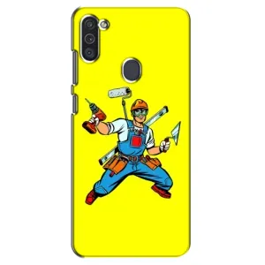 Силіконовий бампер (Працівники) на Samsung Galaxy M11 (Будівельник)