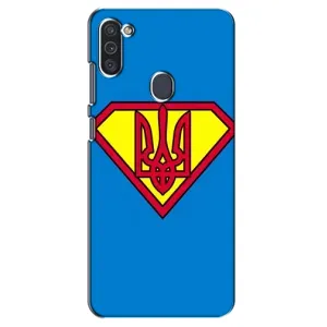Чехол с картинкой (Патриотический ГЕРБ) на Samsung Galaxy M11 (Super - Герб)