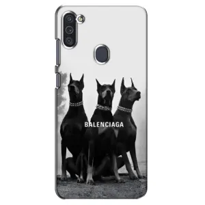 Чехол ДОБЕРМАН для Samsung Galaxy M11 (Три добермана)