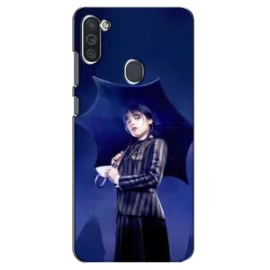 Чохол з картинкою Венсдей на Samsung Galaxy M11 (Венсдей з парасолькою)
